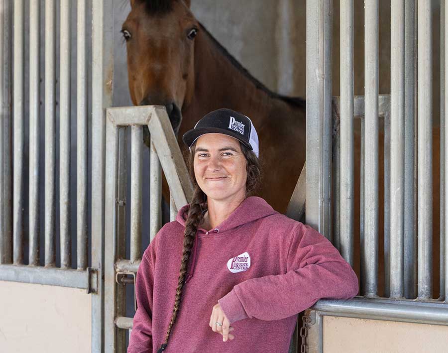 Fallon at premier equine center