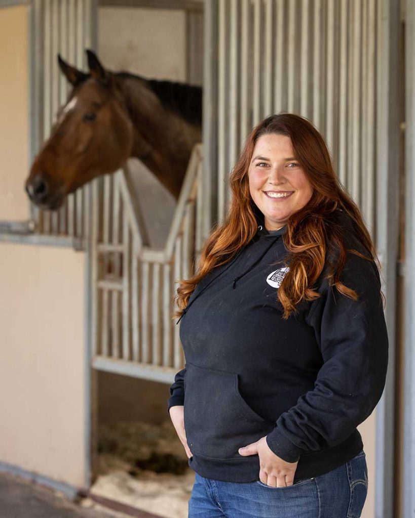 Kendall long manager of premier equine center